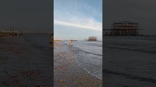 Brighton seafront Low Tide [upl. by Hartnett312]