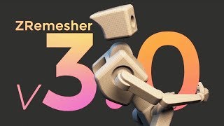 ZBrush 2019 Tutorial  ZRemesher 30 [upl. by Bounds]