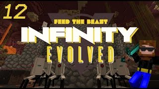 Minecraft FTB Infinity Evolved  Ep12  Portal Turret Fun [upl. by Arinay]