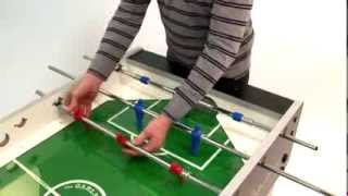 Garlando foosball table assembly with outgoing rods [upl. by Shoshanna]