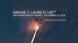 Ariane 5 launch 100th on September 2526 2018 VA243 [upl. by Kciv]