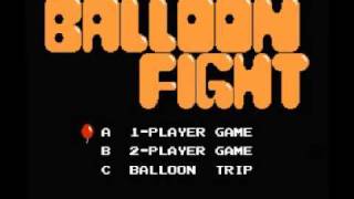 Balloon Fight NES Music  Parachuter Theme [upl. by Ardnuat]