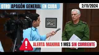 Alerta Maxima en Cuba UN MES SIN CORRIENTE es el Fin y la Caida del REGIMEN de La HABANA [upl. by Ahsiekram]