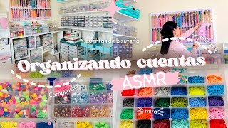 Relájate organizando cuentas para bisutería ASMR 🫶🏻🌸 [upl. by Sima]