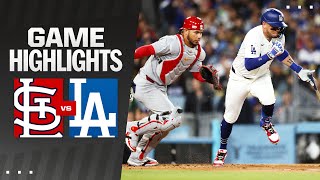 Cardinals vs Dodgers Game Highlights 32924  MLB Highlights [upl. by Kos116]