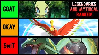 Ranking All Legendary and Mythical Pokemon  Tier List [upl. by Julian]