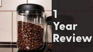 1 Year Of Using Fellow Atmos Coffee Container Product Review [upl. by Ellary]