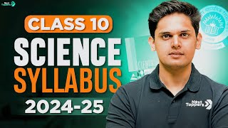 CBSE Science Complete Syllabus For Class 10th 202425  Prashant Kirad  Next Toppers [upl. by Jaqitsch]