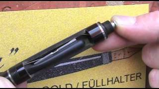 How a PUSHBUTTON fountain pen works [upl. by Asyle]