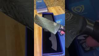 Omega Series 7quot Nakiri Knife Unboxing Slicing Demo Review  Dalstrong [upl. by Brocklin]