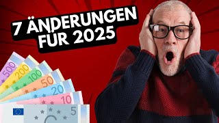 Neue Rentenregelungen für Arbeitnehmer und Rentner ab 2025 [upl. by Nile]