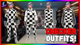 NEW WORKAROUND GTA 5 ONLINE HOW TO GET MULTIPLE CHECKERBOARD MODDED OUTFITS ALL AT ONCE [upl. by Raasch]