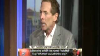 LeBron James wins NBA Title First Take [upl. by Idnak]