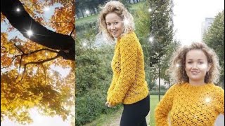 ♥️ 💋 ‎iedereenkanhaken Howto crochet herfsttrui RoyalZeeman tutorial sweater herfsthaken [upl. by Reinert]