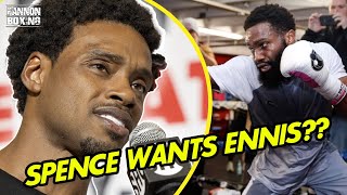 SHOCKING REPORT ERROL SPENCE DEMANDS JARON ENNIS NEXT FOR IBF TITLE FIGHT SAYS REPORT UNREAL [upl. by Lienad76]