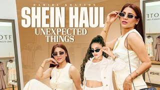 SHEIN Haul Unexpected Things  Hamida Khatoon  Cue Media [upl. by Llewon]