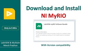 LabVIEW myRIO Software Download  NI  myRIO [upl. by Sukcirdor538]