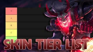 TIER LIST DAS SKINS DO THRESH MUITA CORRENTE [upl. by Salvay]