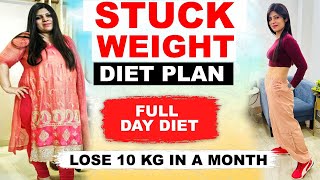 Stuck Weight Diet Plan  For Fast Weight Loss  Indian Diet Plan  DrShikha Singh [upl. by Norvin]