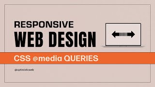 Kickstart Your Responsive Web Design Journey with CSS Media Queries [upl. by Valera]