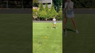 CROQUET TRICK SHOT 💯😤 croquet trickshot professional sports [upl. by Metabel101]