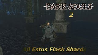 Dark Souls 2All Estus Flask ShardsAlle Estus Flakon Scherben [upl. by Elyrad]