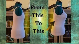 Dritz Dress Form How to fit the breasts [upl. by Oys142]