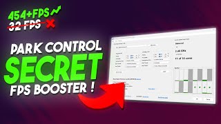 How To Use PARK CONTROL To Boost FPS amp Lower Input Delay FOR GAMING✅ [upl. by Ketchan]