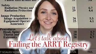 Lets talk about Failing the ARRT Registry [upl. by Htaek]