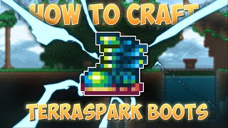 Terraria How to get Terraspark Boots  Step by Step Guide [upl. by Laufer418]