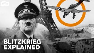 Blitzkrieg tactics explained  How Hitler invaded France WW2 [upl. by Atiran]