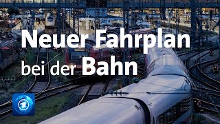 Mehr Strecken höhere Preise Neuer Fahrplan bei der Deutschen Bahn [upl. by Publias921]