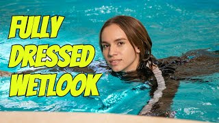 Carla’s Wetlook Pool Adventure 💦 Fully Clothed Swim – Must Watch Wetlook [upl. by Gauthier209]