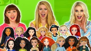 ALL DISNEY PRINCESS DOLLS FROM RALPH BREAKS THE INTERNET This is an AD for Hasbro Totally TV [upl. by Shanney297]