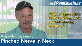 Pinched Nerve In Neck Woodys Surgery Story [upl. by Newel]