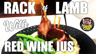 Ep 7 Chef Geoff Demonstrates How to Cook Rack of Lamb with Red Wine Jus on the Kamado Joe Classic2 [upl. by Clifford]