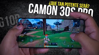 TECNO CAMON 30S PRO Test de POTENCIA y RENDIMIENTO│Prueba de JUEGOS y CALENTAMIENTO│HELIO G100 [upl. by Nwahsit]