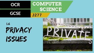 43 OCR GCSE J277 16 Privacy issues [upl. by Homovec338]