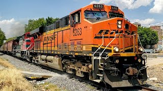 ¡FXE 4000 amp BNSF Dash 9 Remota en Carrusel BNSF  13500 Toneladas a La Barca Jalisco [upl. by Chapland32]