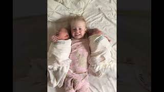 Twins Revealed To Family At Birth [upl. by Harden]