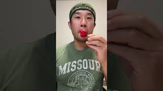 Eating one Carolina Reaper a day day 85 [upl. by Eiramana690]