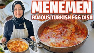 How To Make MENEMEN Famous Turkish Egg Dish [upl. by Oiramej723]