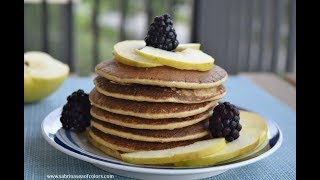 Tortitas de manzana y avena  Oats Apple Pancakes [upl. by Beatrix]