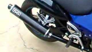 2003 Suzuki Katana 600 Exhaust D amp D full system [upl. by Viehmann72]