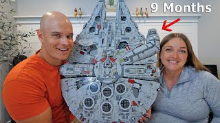 THIS TOOK US 9 MONTHS TO BUILD  Largest Star Wars LEGO Ship [upl. by Goggin824]