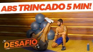 Desafio 5 MIN  ABS TRINCADO PESO DO CORPO  Thiago Pugliesi [upl. by Lebezej145]