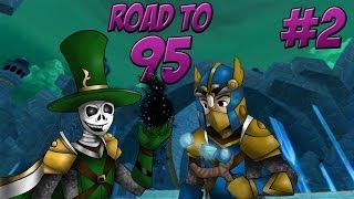 Wizard101 Road to 95 quotThe Solo Strugglequot w Blue  Ep 2 [upl. by Yknarf]