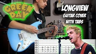 Green Day  Longview  Guitar cover with tabs [upl. by Rame219]