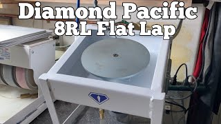 Diamond Pacific 8RL Flat Lap Lapidary Machine [upl. by Aisatnaf]