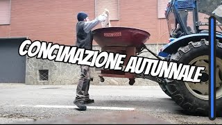 Concimazione autunnale Noccioleto  Novembre 2024 [upl. by Dinse]